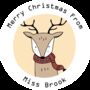 Personalised Teacher 'Merry Xmas' Reindeer Lollipops, thumbnail 2 of 4