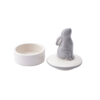 Ceramic Stargazing Hare Trinket Pot, 3 of 3