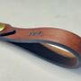 Personalised Leather Keyring, Spanish Brown, thumbnail 11 of 11
