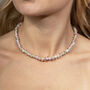 Summer Rose Glass Beaded Necklace, thumbnail 2 of 2