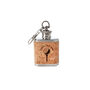 'Let's Par Tee' Mini Cork Hip Flask Keyring | Celebration | Birthday, thumbnail 2 of 2