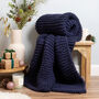Garter Stitch Blanket Beginner Knitting Kit, thumbnail 4 of 6