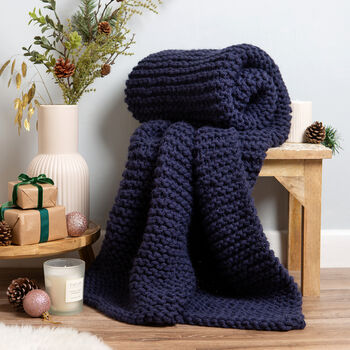 Garter Stitch Blanket Beginner Knitting Kit, 4 of 6