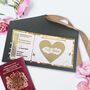 Personalised Gold Scratch Off Boarding Pass, thumbnail 1 of 4