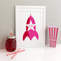 New Baby Or Child Rocket Print Personalised, thumbnail 3 of 8