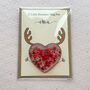 Personalised Reindeer Hug Card, thumbnail 2 of 2