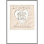 Personalised 15th Crystal Wedding Anniversary Card, thumbnail 9 of 11