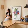 Personalised Birth Flower Family Print, thumbnail 6 of 12