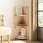 Modern Wood Corner Bookcase, thumbnail 1 of 6