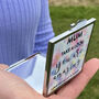 Personalised Mum/Mummy Compact Mirror, thumbnail 2 of 3