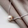 Sterling Silver Fresh Water Pearl Necklace, thumbnail 7 of 9