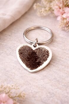 Actual Handprint/ Fingerprint/ Footprint Keyring, 6 of 7