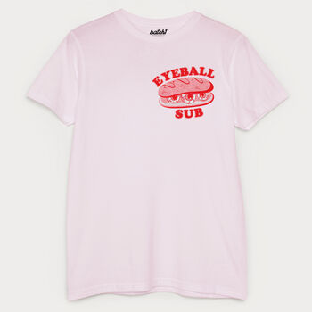 Eyeball Sub Men's Slogan T Shirt, 4 of 4