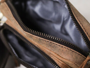 Leather Micro Crossbody Handbag, 5 of 11