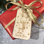 Personalised Reindeer Wooden Christmas Gift Tag Pack, thumbnail 1 of 2