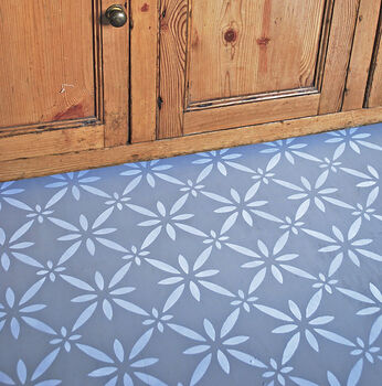 Clementina Floor Stencil For Floors, Walls And Fabric, 2 of 5