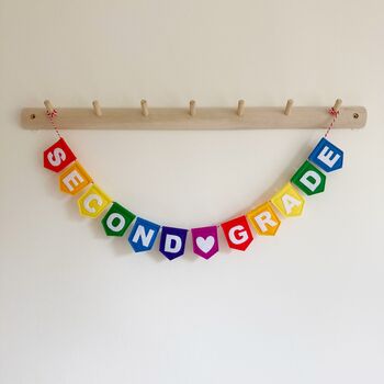 Personalised Teacher Bunting Classroom Decoration, 7 of 10