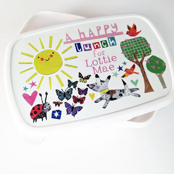 Personalised 'Happy Lunch' Lunchbox, 8 of 10