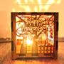 Mrs And Mrs Couples Anniversary Lantern With Gift, thumbnail 11 of 11