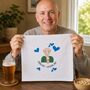 Personalised Hobby Handkerchief Gift For Him, thumbnail 1 of 11