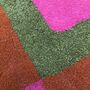 Handmade Tufted Multi Coloured Mini Runner Rug, thumbnail 5 of 12