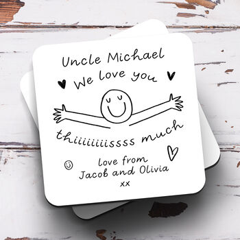 Personalised Uncle Mug 'Love You This Much', 4 of 4