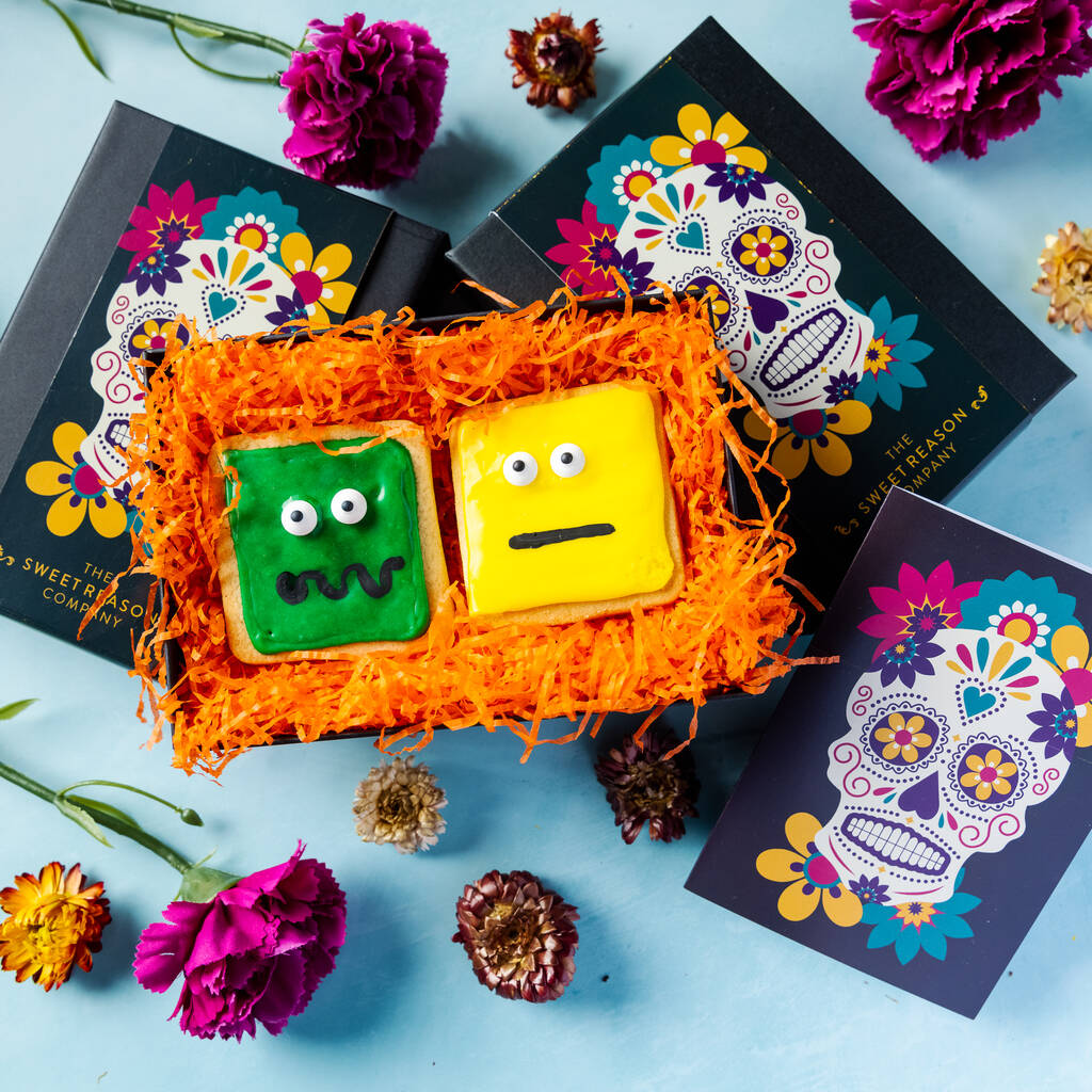 'Halloween Day Of The Dead' Luxury Monsters Biscuits By The Sweet