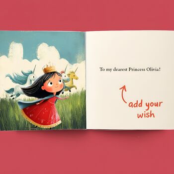 Personalised Princess Book Gift For Girls, 6 of 8
