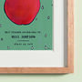 Personalised Best Teacher Fine Art Print, thumbnail 3 of 4