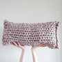 Oblong Chunky Knit Panel Cushion, thumbnail 4 of 7
