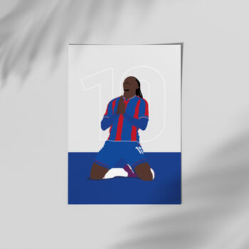 Eberechi Eze Fa Cup Final Crystal Palace Print, 2 of 4