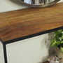 Industrial Console Table With Wood And Metal, thumbnail 6 of 7