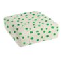 Hand Painted Linen Floor Cushion Cube In Polka Dot Print, thumbnail 8 of 12