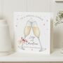 Personalised Champagne Anniversary Card For Couple, thumbnail 1 of 7