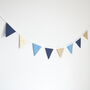 Navy And Gold Glitter Bunting, thumbnail 2 of 4