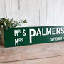 Personalised Wedding Road Sign America, thumbnail 4 of 4