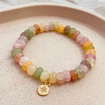 Colour Pop Gemstone Bead Bracelet, 7 of 12