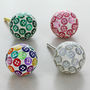 Colourful Buttons Resin Cupboard Bedroom Door Knobs, thumbnail 1 of 5