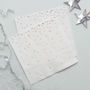 Silver Foiled Star Cocktail Napkins, thumbnail 1 of 3