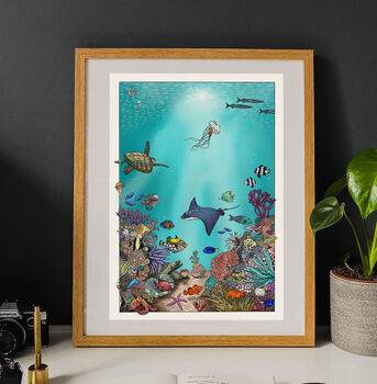 Coral Reef/Under The Sea Artwork Print, 7 of 8