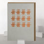 60th Birthday Card With 60 Copper Foiled Candles, thumbnail 1 of 2