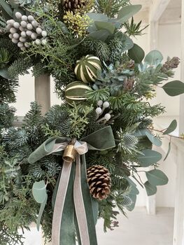 Luxury Fresh Christmas Wreath, 3 of 5