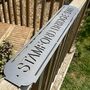 Stamford Bridge Metal Football Street Sign – Designed And Made In Britain, thumbnail 1 of 12