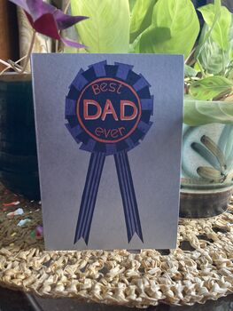 Best Dad Ever Fathers Day / Birthday Card, 3 of 3