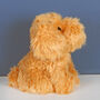 Mini Cockapoo Dog Soft Toy With Personalised Case, thumbnail 3 of 4