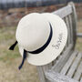 Personalised Summer Straw Hat, thumbnail 4 of 8