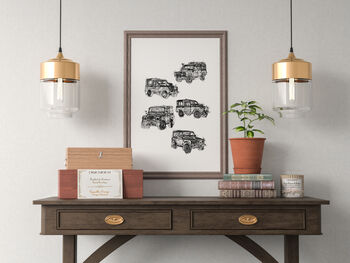 Set Of Classic Land Rover Prints, 3 of 3