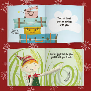 Merry Christmas This Is Your Elf Christmas Card/Book, 8 of 11