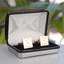 Personalised Rose Gold Love Daddy Cufflinks, thumbnail 3 of 7