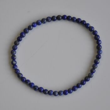 Dainty Lapis Lazuli Crystal Bracelet For Self Awareness And Peace, 2 of 6